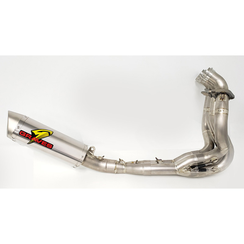 Graves EXK19ZX6FTTW WORKS Link Full Exhaust Titanium for Kawasaki ZX