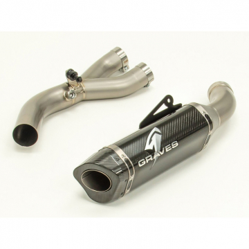 view Graves EXY-15R1-CETC-2 Cat Eliminator Titanium Exhaust System for Yamaha YZF-R1 '15-