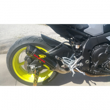 view Graves EXY-17FZ10-CVTC Cat Eliminator Full Exhaust, Carbon Fiber for Yamaha FZ-10/MT-10 '18-'21