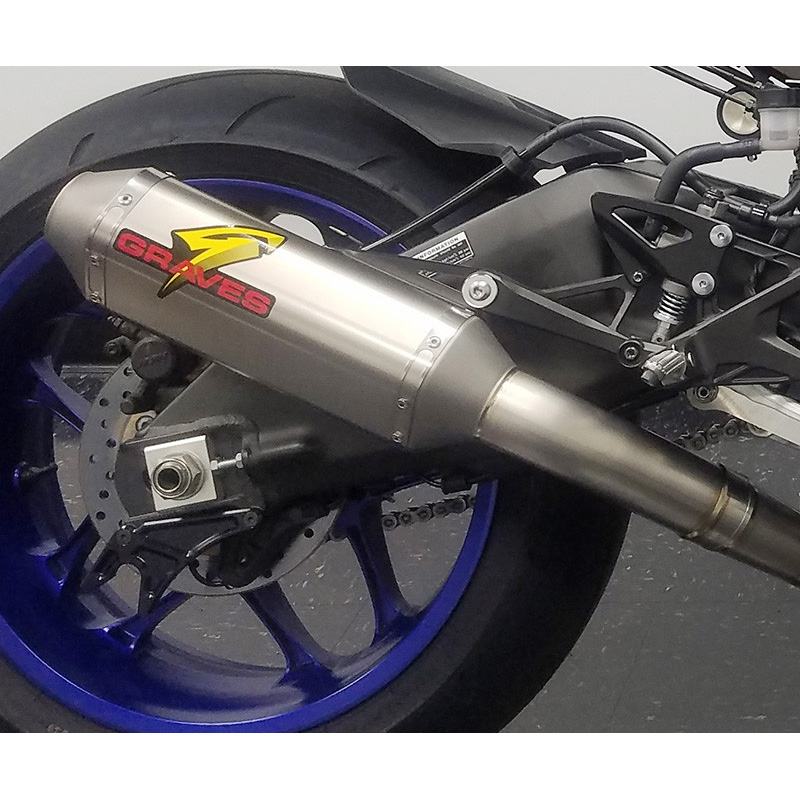 Graves EXY17R1FTT26 Full Titanium Exhaust System, Titanium 265mm for