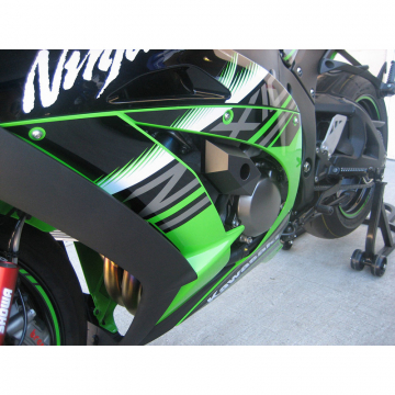 view Graves FSK-16ZX1-K Diamond No Cut Frame Sliders for Kawasaki ZX-10R '16-