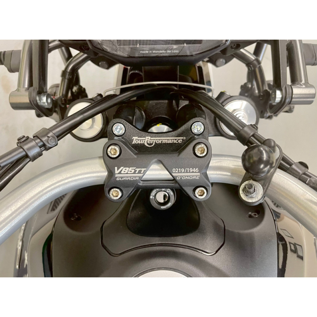 Helibars HR11174 Tour Performance Handlebar Risers, Black for V100