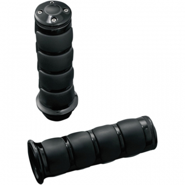 Kuryakyn 6345 Black ISO-Grips - Kawasaki / Suzuki / Victory / Yamaha