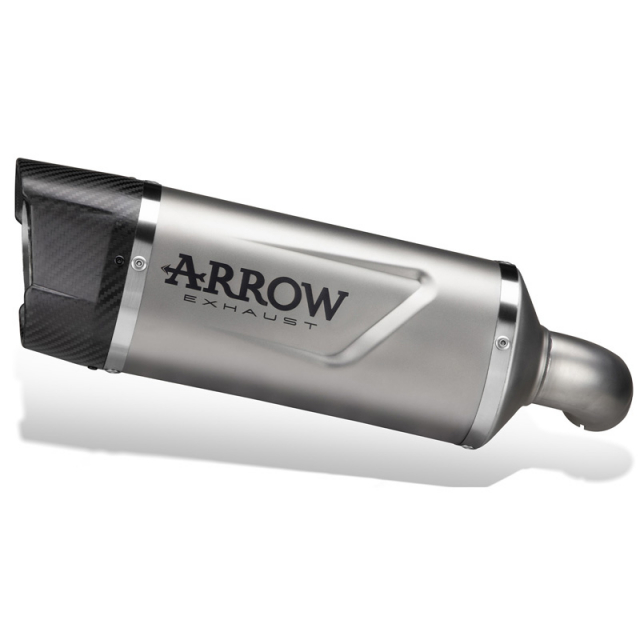 エンデヴァー Arrow 71964PK Indy Race EVO Exhaust, Titanium with Carbon Cap for