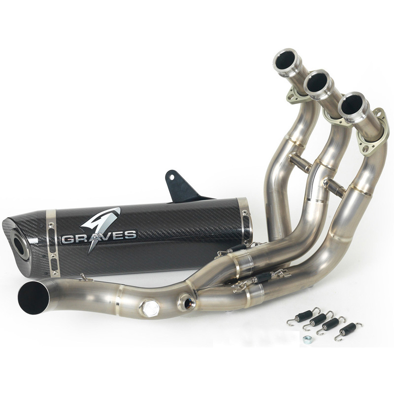 Graves EXY-14FZ09-FTC Full Titanium Exhaust for Yamaha FZ-09 '14