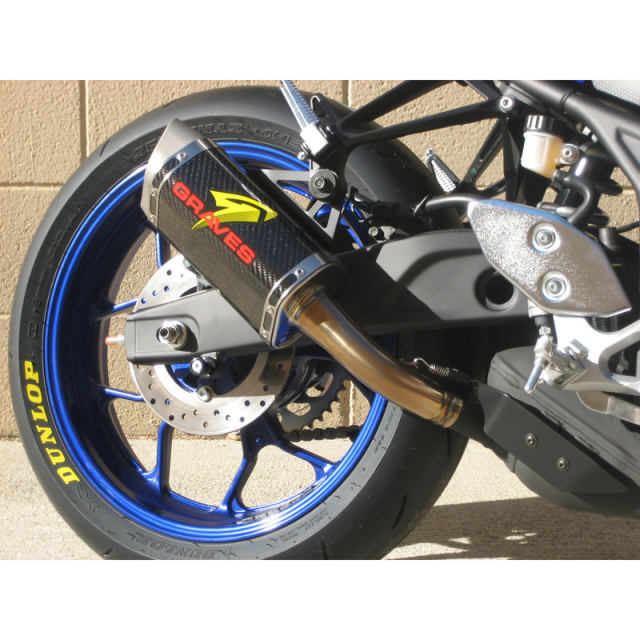 Graves EXY-15R3-CBSC Cat-Back Slip-on Exhaust for Yamaha FZ-10/MT