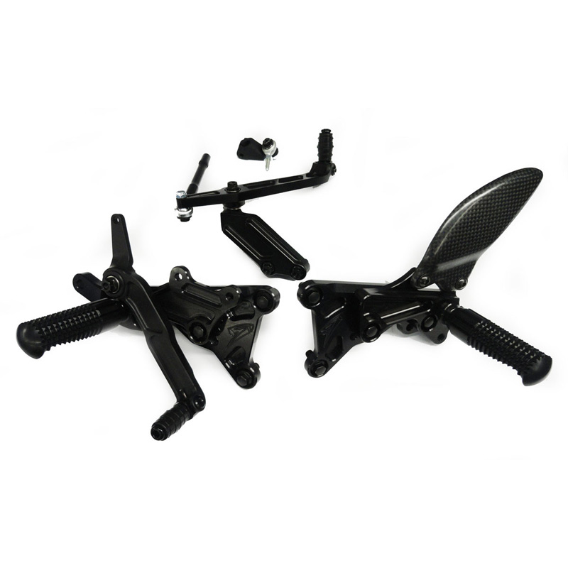 Graves W-RSY-06R6-KAF Works Adjustable Rearsets for Yamaha YZF-R6 '08 ...