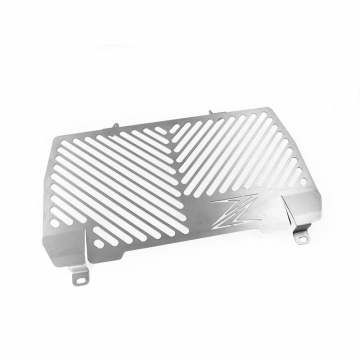 view Zieger 10002818 Logo Radiator Guard, Silver for Kawasaki Z900 (2017-)