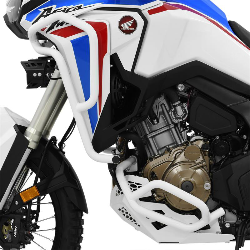 Zieger 10007824 Crashbars Set, White for Honda CRF1100L Africa Twin '20