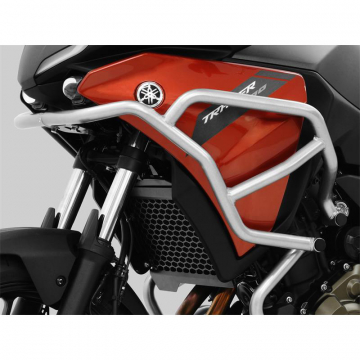 view Zieger 10008348 Upper Crashbars, Silver for Yamaha Tracer 7/700 & XSR700 (2021-)