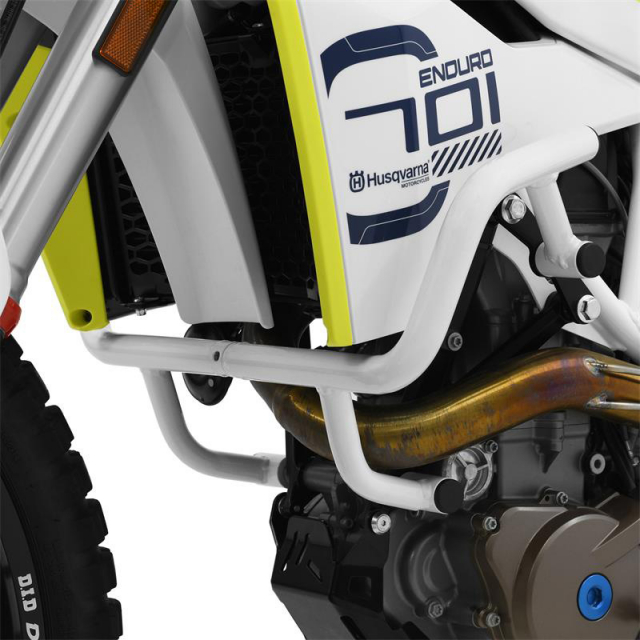 Zieger 10008366 Crashbars, White for Husqvarna 701 Enduro