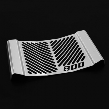 view Zieger 10009965 Logo Radiator Guard, Silver for Benelli Leoncino 800 '22-'23