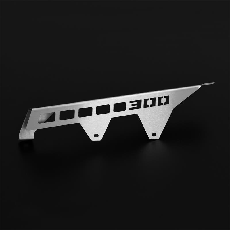 Zieger 10010091 Logo Chain Guard, Silver for Honda CRF300L '21 ...