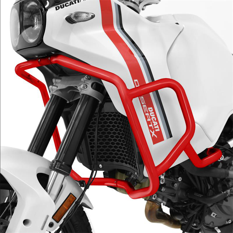 Zieger 10010111 Crashbars, Red for Ducati DesertX '22 Accessories