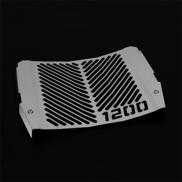 view Zieger 10010173 Logo Radiator Guard, Silver for Triumph Speed Triple 1200 '21-'23