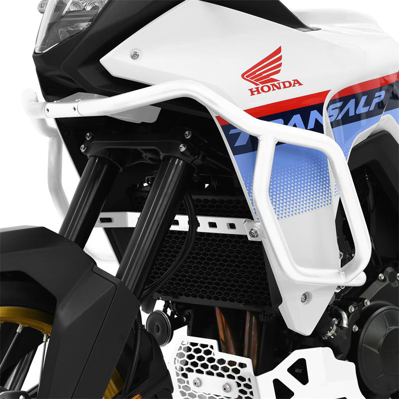 Zieger 10010287 Upper Crashbars, White for Honda XL750