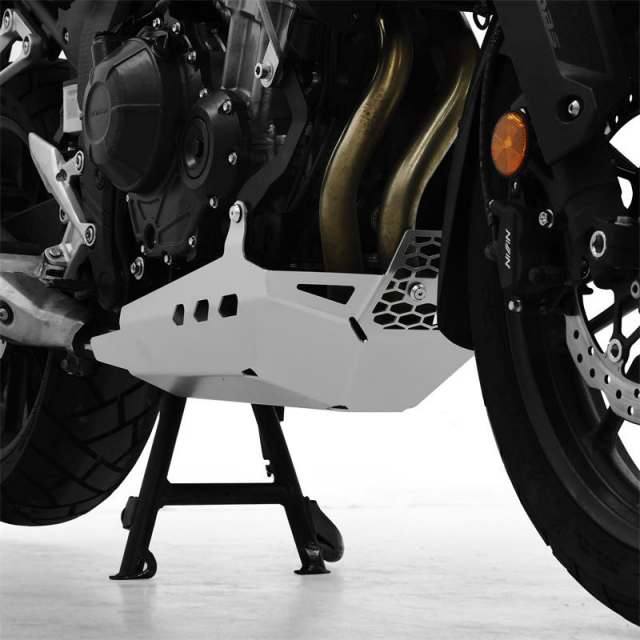 Zieger 10010448 Skid Plate, Silver for Honda CB500X (2019
