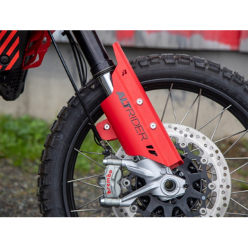 view AltRider DD23-5-1116 Fork Leg Guards, Red for Ducati DesertX (2022-)