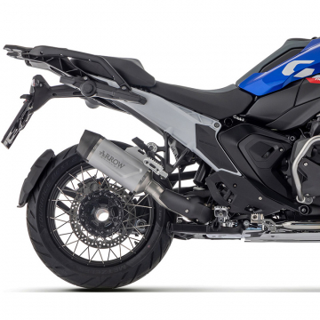 view Arrow 72651AK Indy Race Evo Slip-on Exhaust, Aluminum for BMW R1300GS '24-
