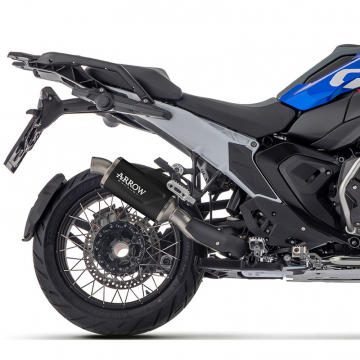 view Arrow 72651AON Indy Race Evo Slip-on Exhaust, Aluminum Dark for BMW R1300GS '24-