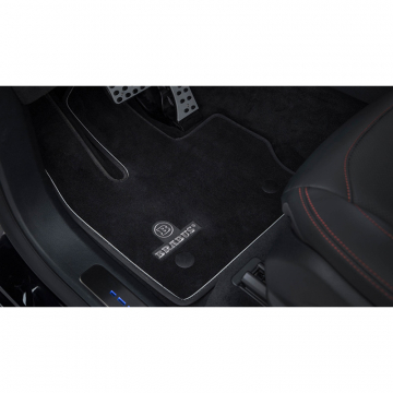 view Brabus 464-871-00N Velour Floor Mats, Black for Mercedes G-Class AMG G63/G550 '19-
