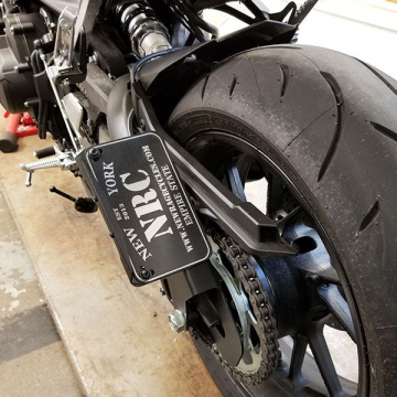 view New Rage Cycles MT09-SIDE Side Mount License Plate for Indian MT-09 '17-'23