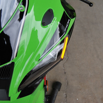view New Rage Cycles ZX10-FS-16 Front LED Turn Signals for Kawasaki ZX-10R '16-'21