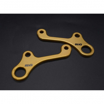 view R&G TH0018GO Tie-Down Hooks, Gold for Triumph Daytona/Street Triple/Moto 2 765