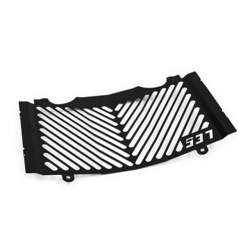 view Zieger 10009529 Logo Radiator Guard, Black for Ducati DesertX '22-