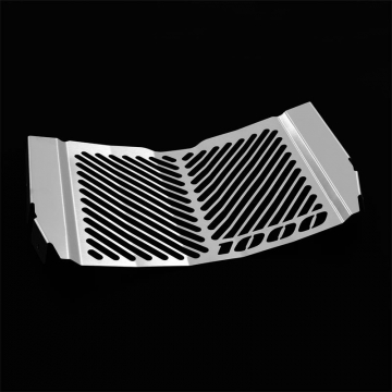 view Zieger 10009781 Logo Radiator Guard, Silver for Suzuki GSX-S1000S Katana '19-'23