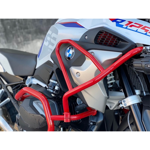 AltRider R118-6-1004 Red Crash Bars and Black Skid Plate System, for ...