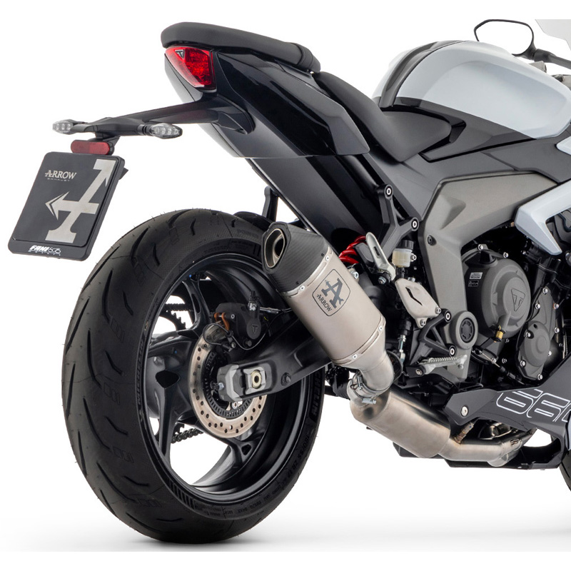Arrow 71507VL Veloce Homo. Full Exhaust, Titanium for Triumph