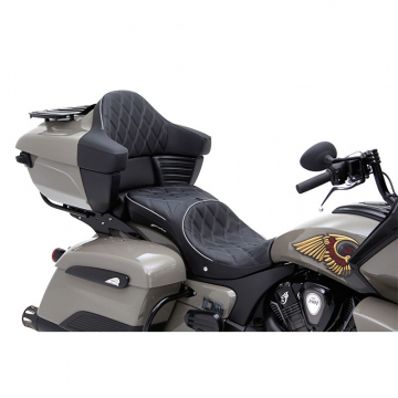 view Corbin I-PR-DT-E Dual Tour Max Seat, with Heat for Indian Challenger & Pursuit (2020-)