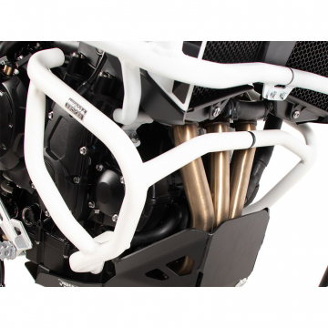 view Hepco & Becker 501.7658 00 03 Lower Crashbars, White for Triumph Tiger 900 GT/Pro '24-