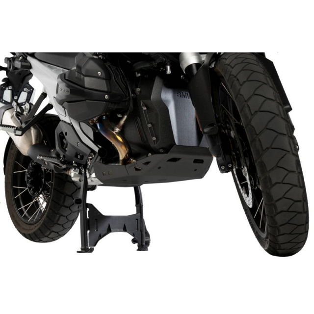 Plaque D'Extension Béquille Latérale Moto – Coussin Antichute Pour BMW R1300GS / R1300 / GS Adventure 2023-2024, Aluminium CNC Noir