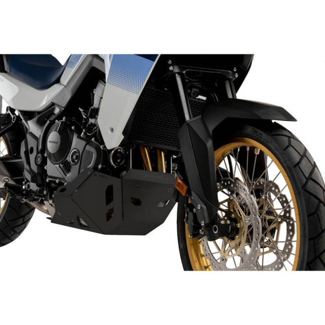 Puig 21835N Skid Plate, Black for Honda XL750 Transalp 2023+