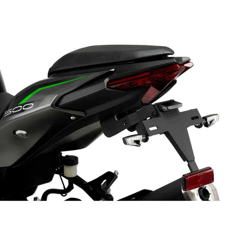 Puig 22010N License Plate Holder for Kawasaki Z500 '24