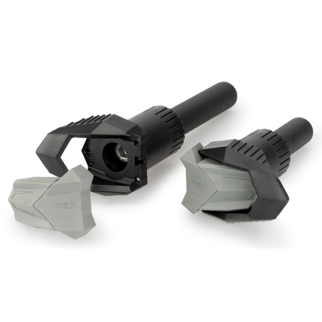 Yunasuke　0901 Puig 22011N R19 Frame Sliders, Black for Kawasaki Z500 '24