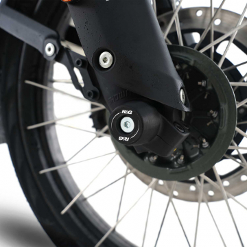 view R&G FP0294 Fork Protectors, Black for Royal Enfield Himalayan 450 (2024-)