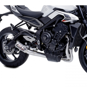 SC-Project T28-C36TR CR-T Full Exhaust, Titanium for Triumph Street Triple R/RS 765 '23-