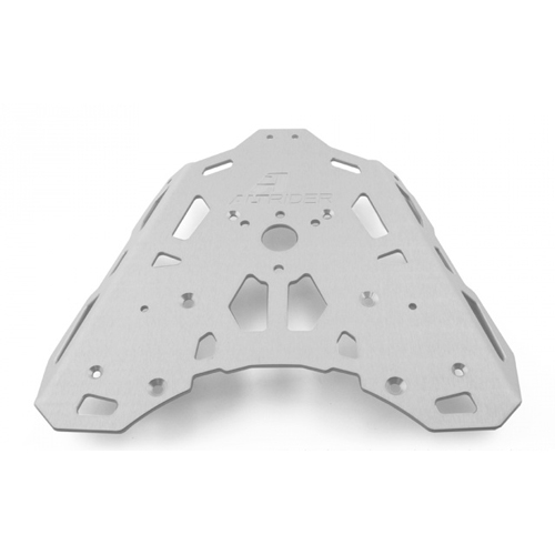 Altrider Rear Pillow Rack AltRider R114-1-4000 Rear Luggage Rack, Silver for BMW R1200GS/R1250GS ...