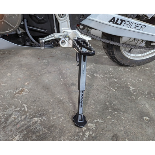 AltRider TU23-2-2301 Adjustable Aluminum Side Stand, for Aprilia