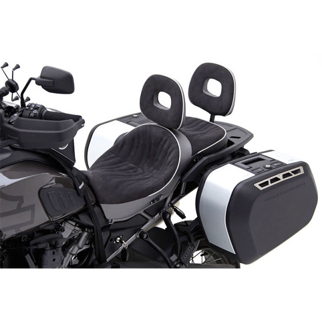 Corbin HD-PD-DT-E Dual Tour Seat, with Heat for Harley Pan America