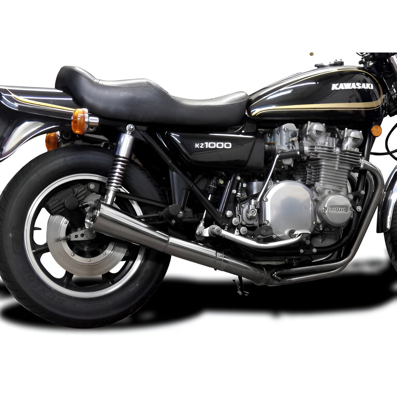 Delkevic COM2754 4-1 Stainless Megaphone Muffler Full Exhaust for