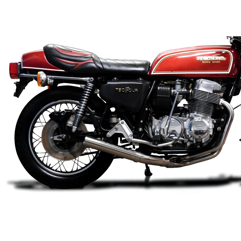Delkevic COM32A0 4 1 Stainless Straight Full Exhaust for Honda CB750F Super Sport 75 76 Accessories International