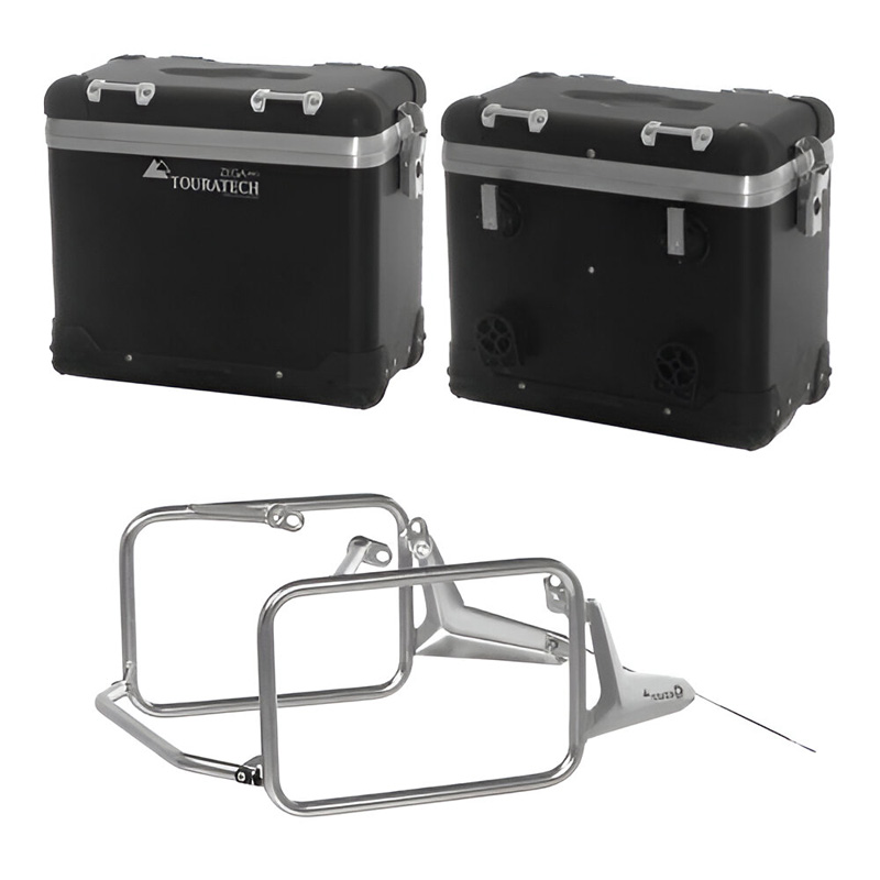 Touratech 035-5712 Zega Pro System, 38L/38L SS/Black for BMW