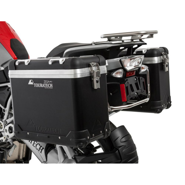 Touratech 045-5782 Zega Pro System, 31L/38L Black/Black for BMW