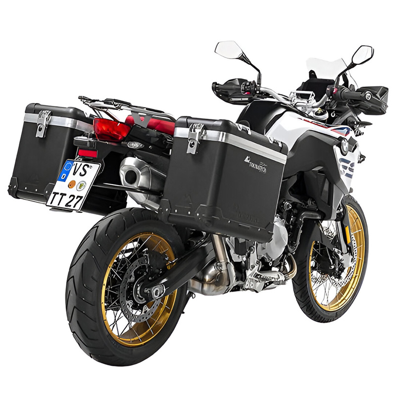 Touratech 082-5787 Zega Pro System, 38L/45L Black/Black for BMW