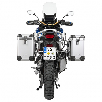 view Touratech 403-6731 Zega Pro System, 31/38L SS/Silver for Honda Africa Twin '22-/ADS '20-