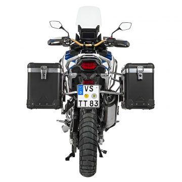 view Touratech 403-6737 Zega Pro System, 38/45L SS/Black for Honda Africa Twin '22- /ADS '20-